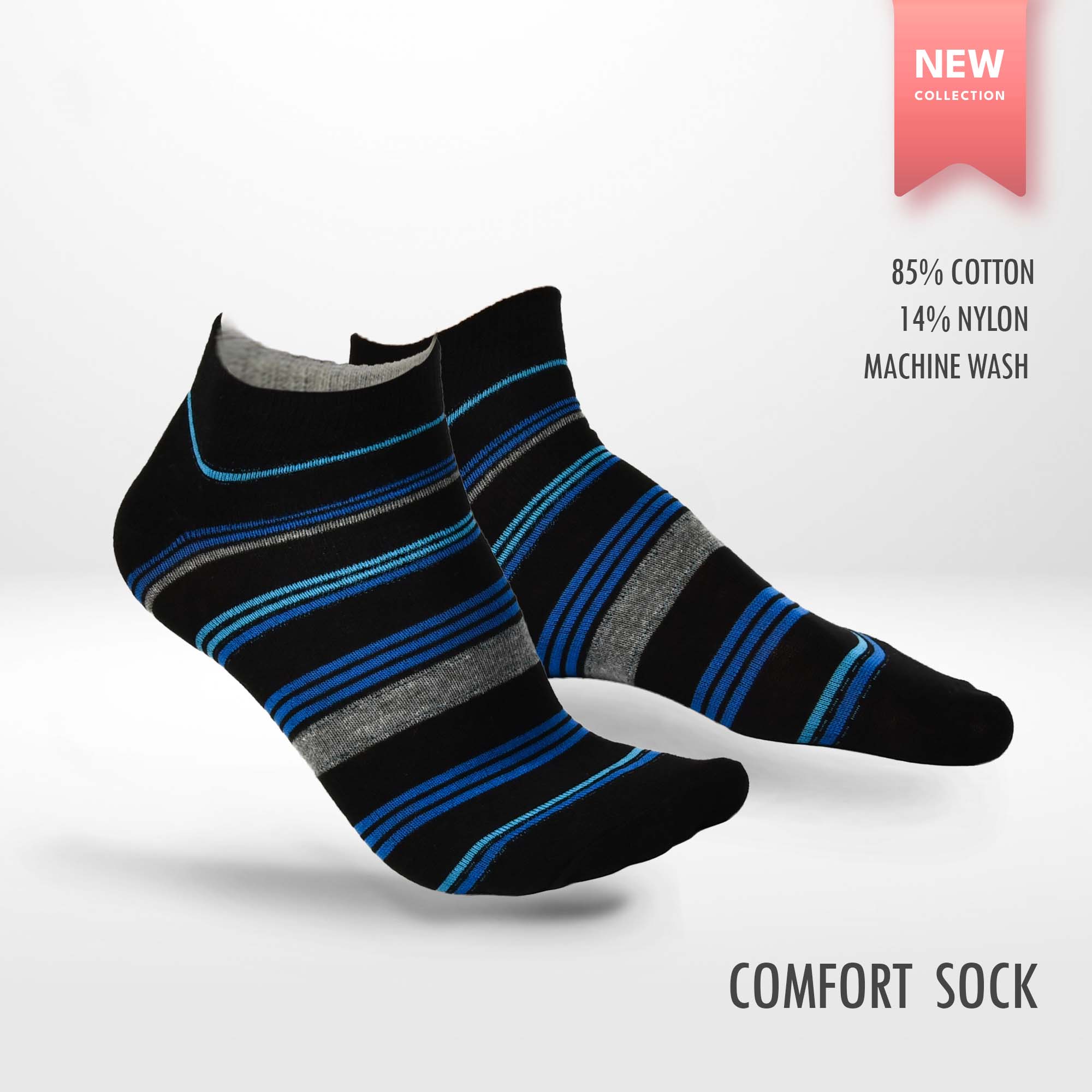 Men Socks Short- 3 Men Socks Short- 3