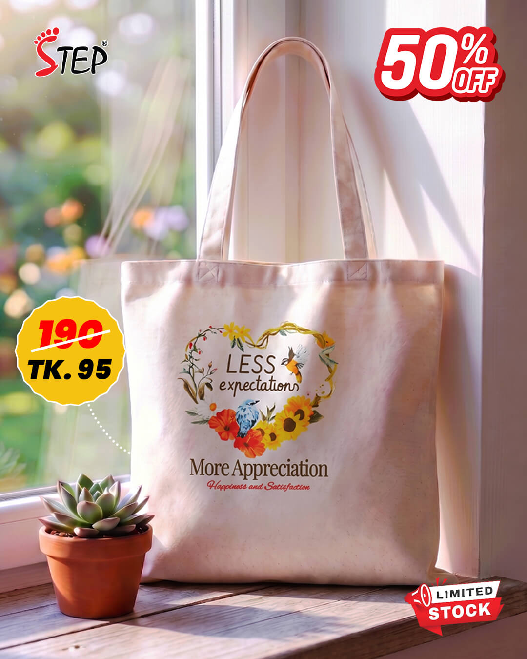 Canvas Tote Bag STBQP0025