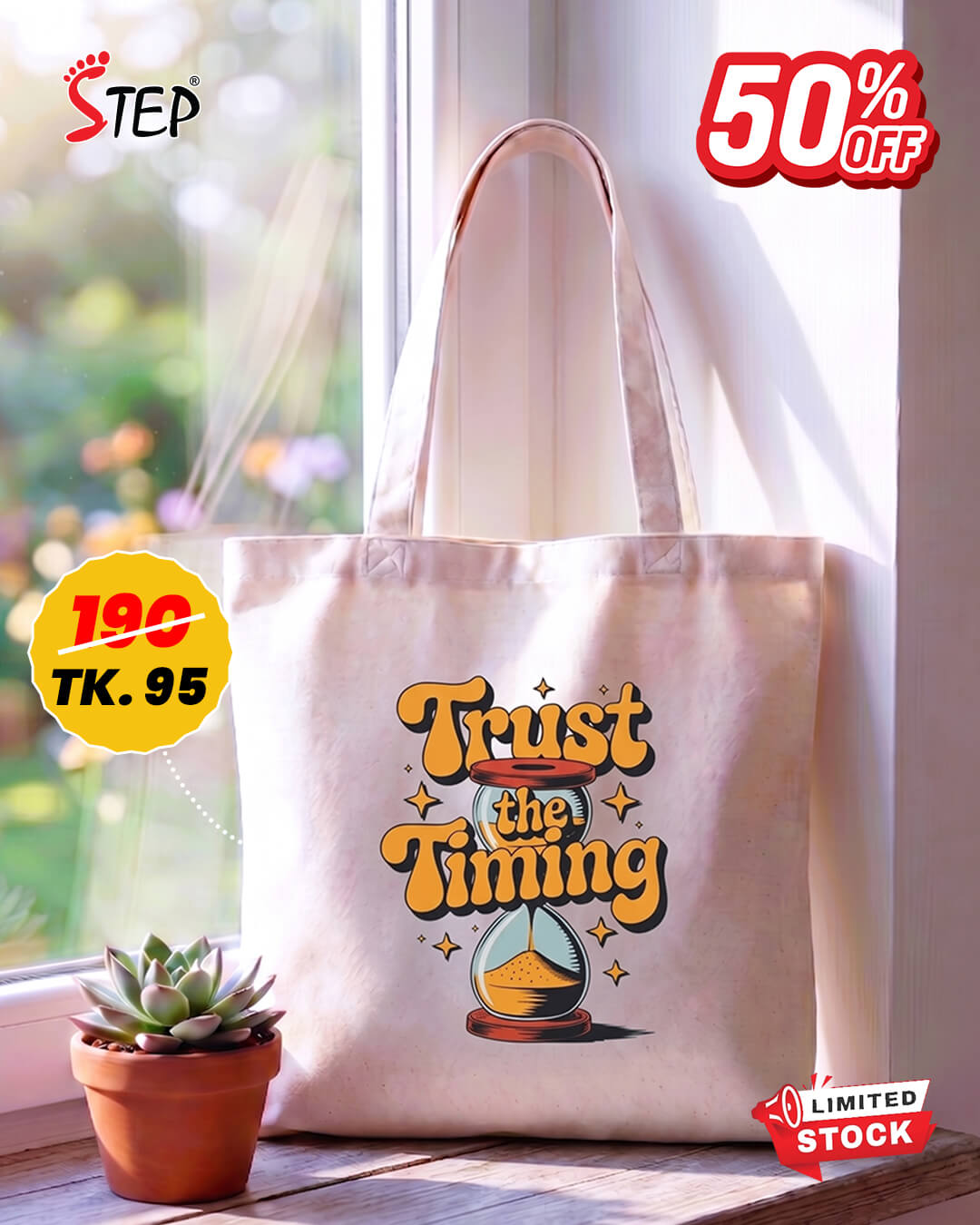 Canvas Tote Bag STBQP0030